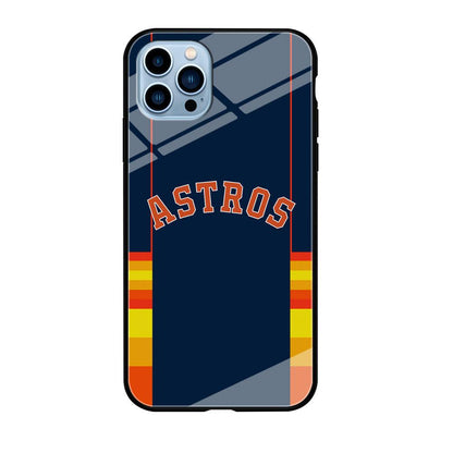 Houston Astros Dark Blue Jersey iPhone 12 Pro Max Case-Oxvistore