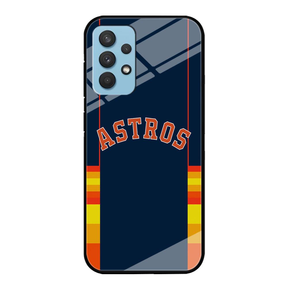 Houston Astros Dark Blue Jersey Samsung Galaxy A32 Case-Oxvistore