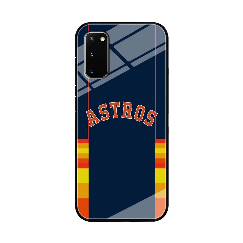 Houston Astros Dark Blue Jersey Samsung Galaxy S20 Case-Oxvistore