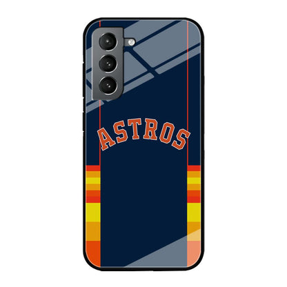 Houston Astros Dark Blue Jersey Samsung Galaxy S21 Plus Case-Oxvistore