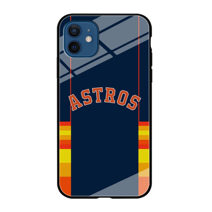 Houston Astros Dark Blue Jersey iPhone 12 Case-Oxvistore