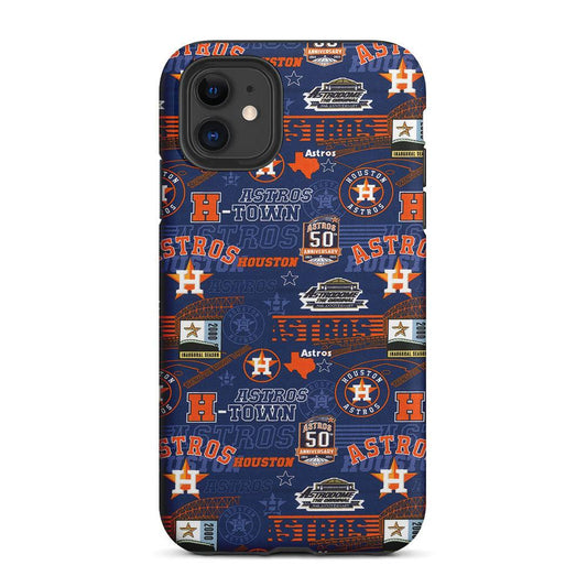 Houston Astros Retro 2 in 1 Tough Phone Case-Oxvistore