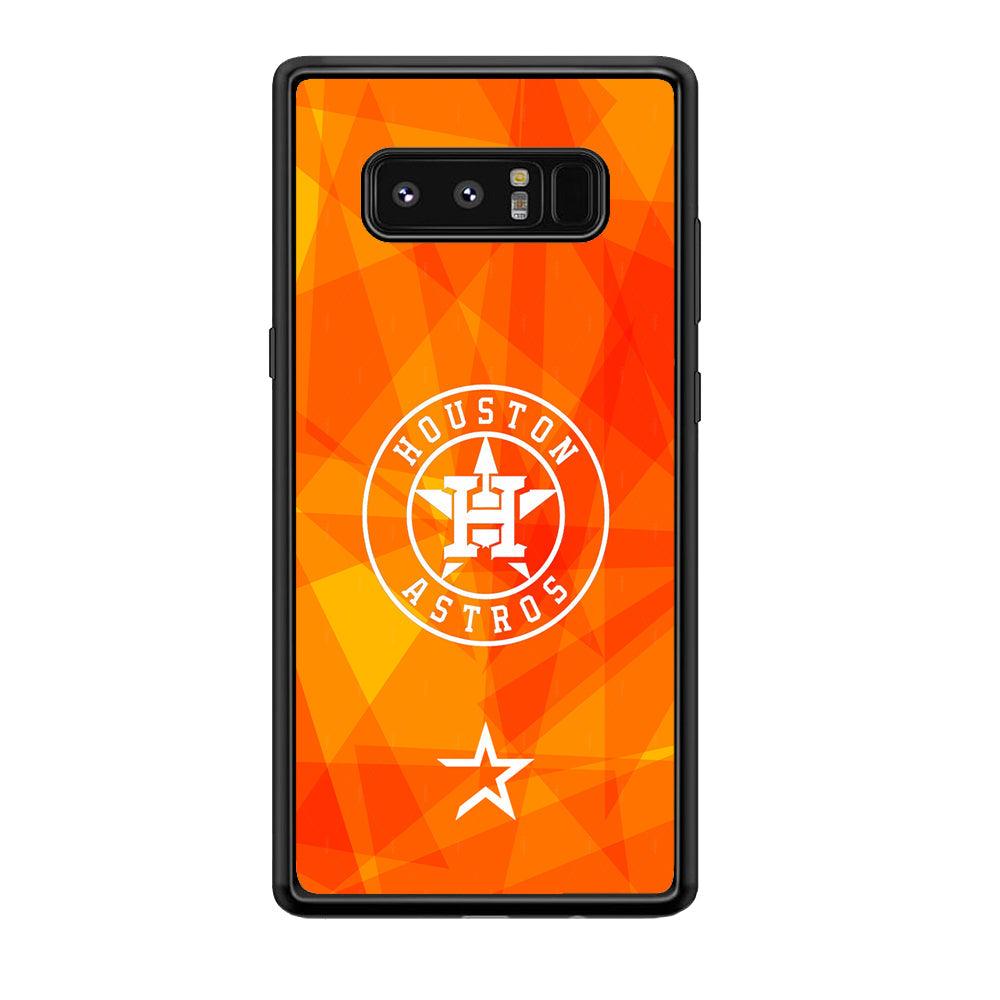 Houston Astros White on Sun Light Samsung Galaxy Note 8 Case-Oxvistore