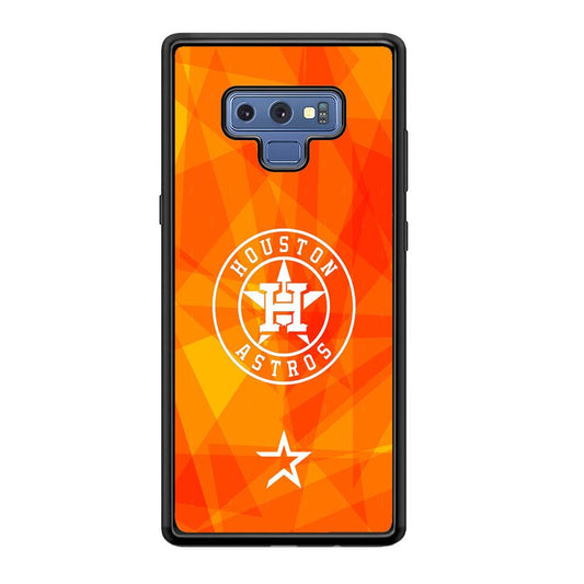 Houston Astros White on Sun Light Samsung Galaxy Note 9 Case-Oxvistore