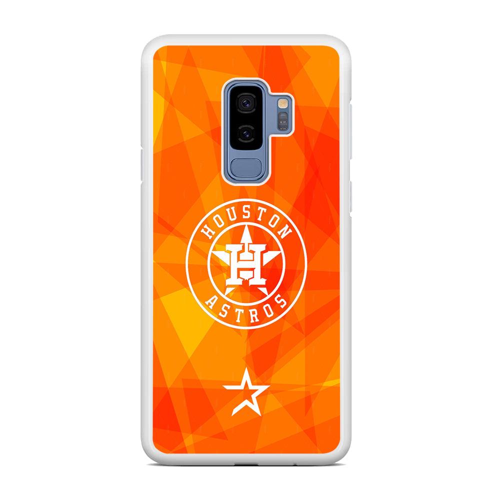 Houston Astros White on Sun Light Samsung Galaxy S9 Plus Case-Oxvistore