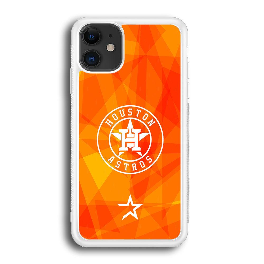 Houston Astros White on Sun Light iPhone 12 Case-Oxvistore