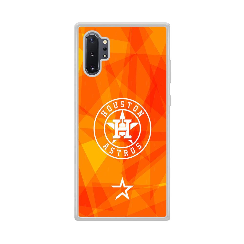 Houston Astros White on Sun Light Samsung Galaxy Note 10 Plus Case-Oxvistore