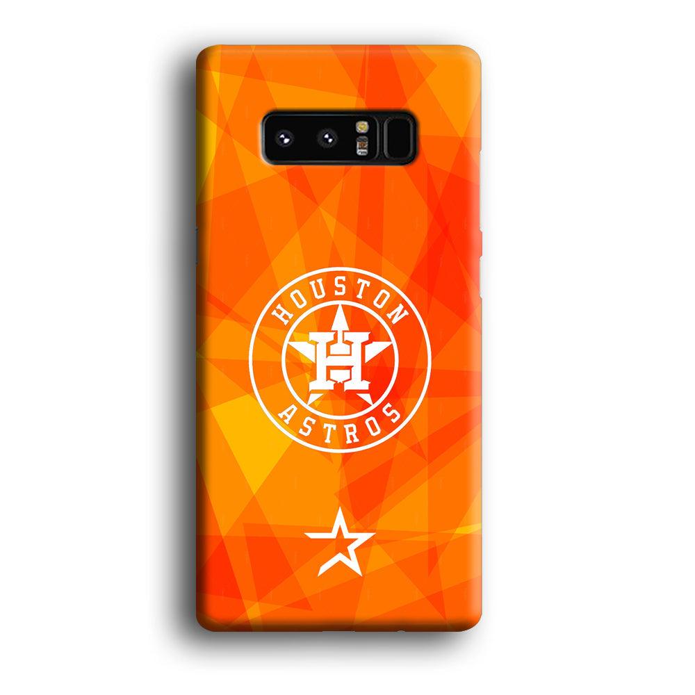 Houston Astros White on Sun Light Samsung Galaxy Note 8 Case-Oxvistore