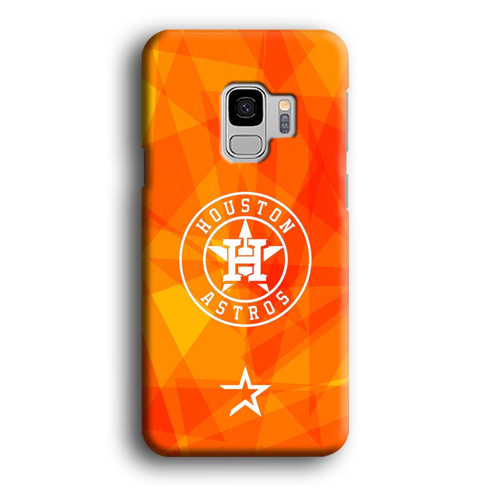 Houston Astros White on Sun Light Samsung Galaxy S9 Case-Oxvistore