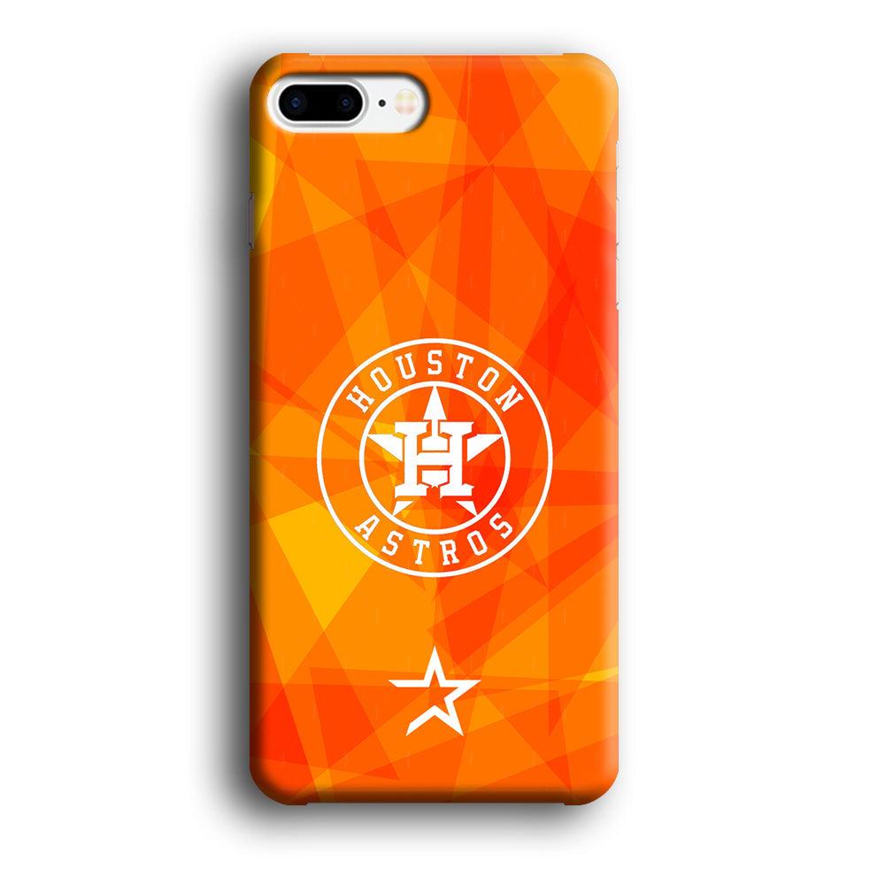 Houston Astros White on Sun Light iPhone 8 Plus Case-Oxvistore