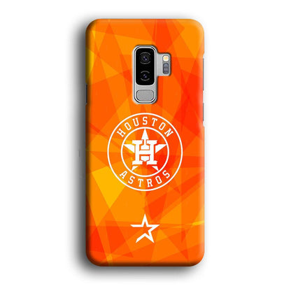 Houston Astros White on Sun Light Samsung Galaxy S9 Plus Case-Oxvistore