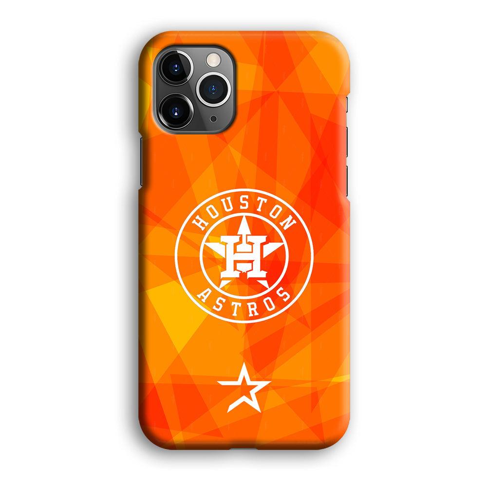 Houston Astros White on Sun Light iPhone 12 Pro Case-Oxvistore