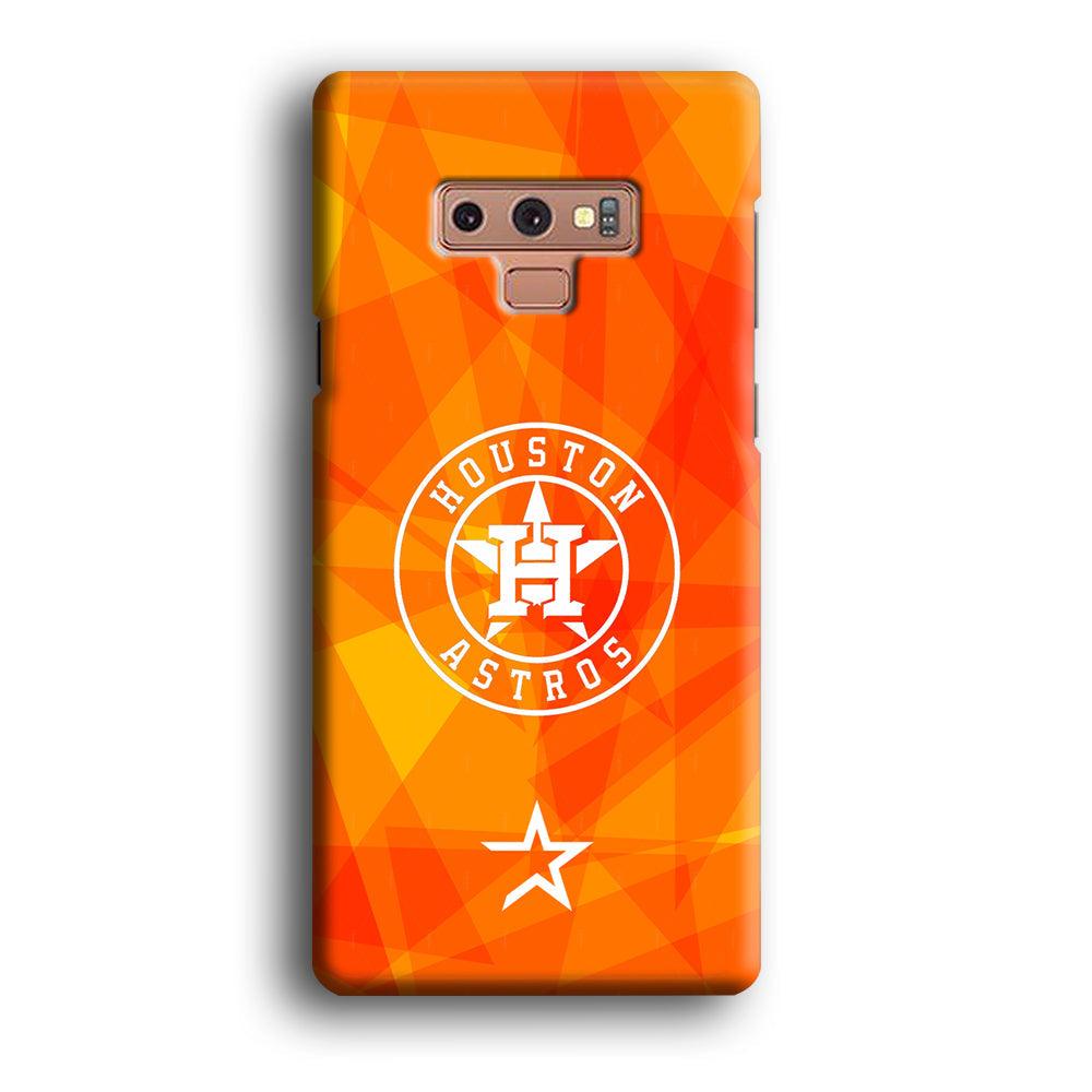 Houston Astros White on Sun Light Samsung Galaxy Note 9 Case-Oxvistore