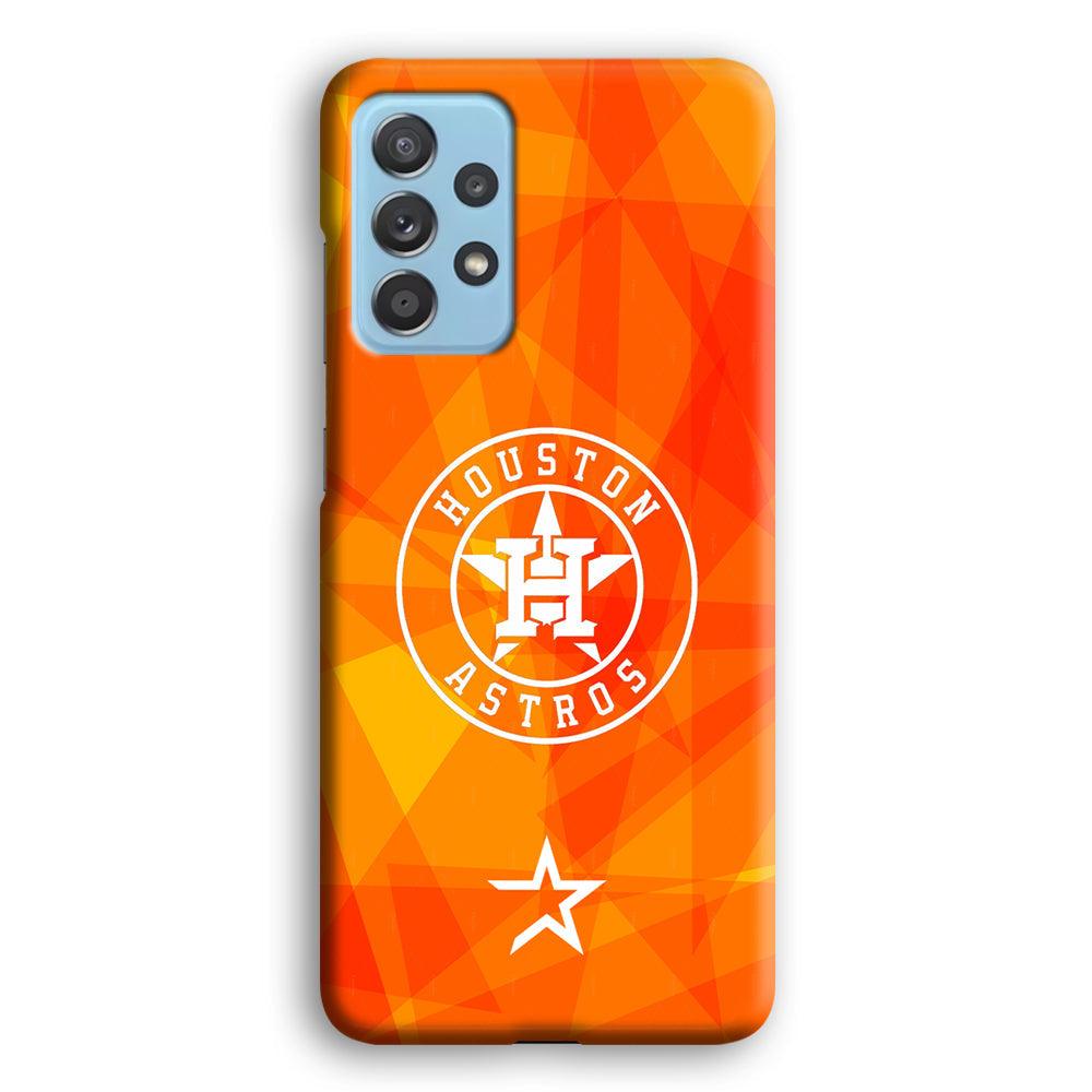 Houston Astros White on Sun Light Samsung Galaxy A52 Case-Oxvistore