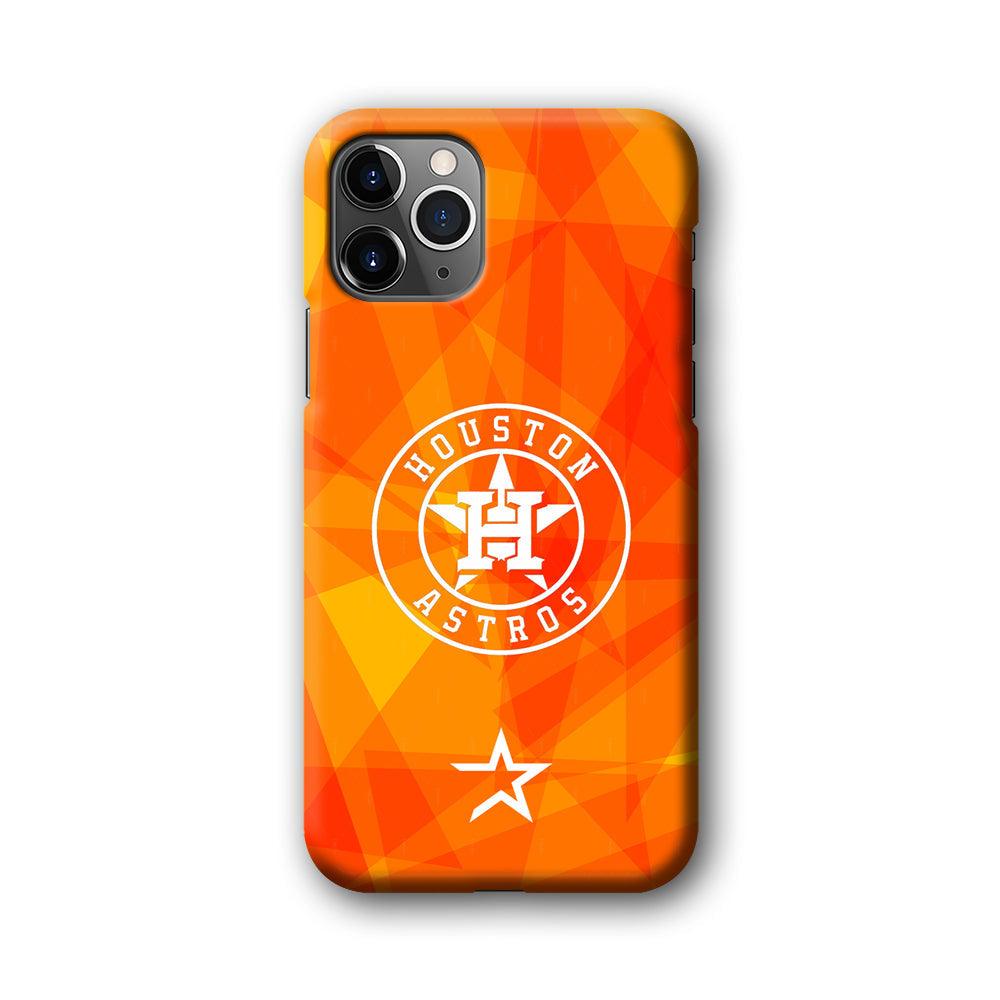 Houston Astros White on Sun Light iPhone 11 Pro Case-Oxvistore