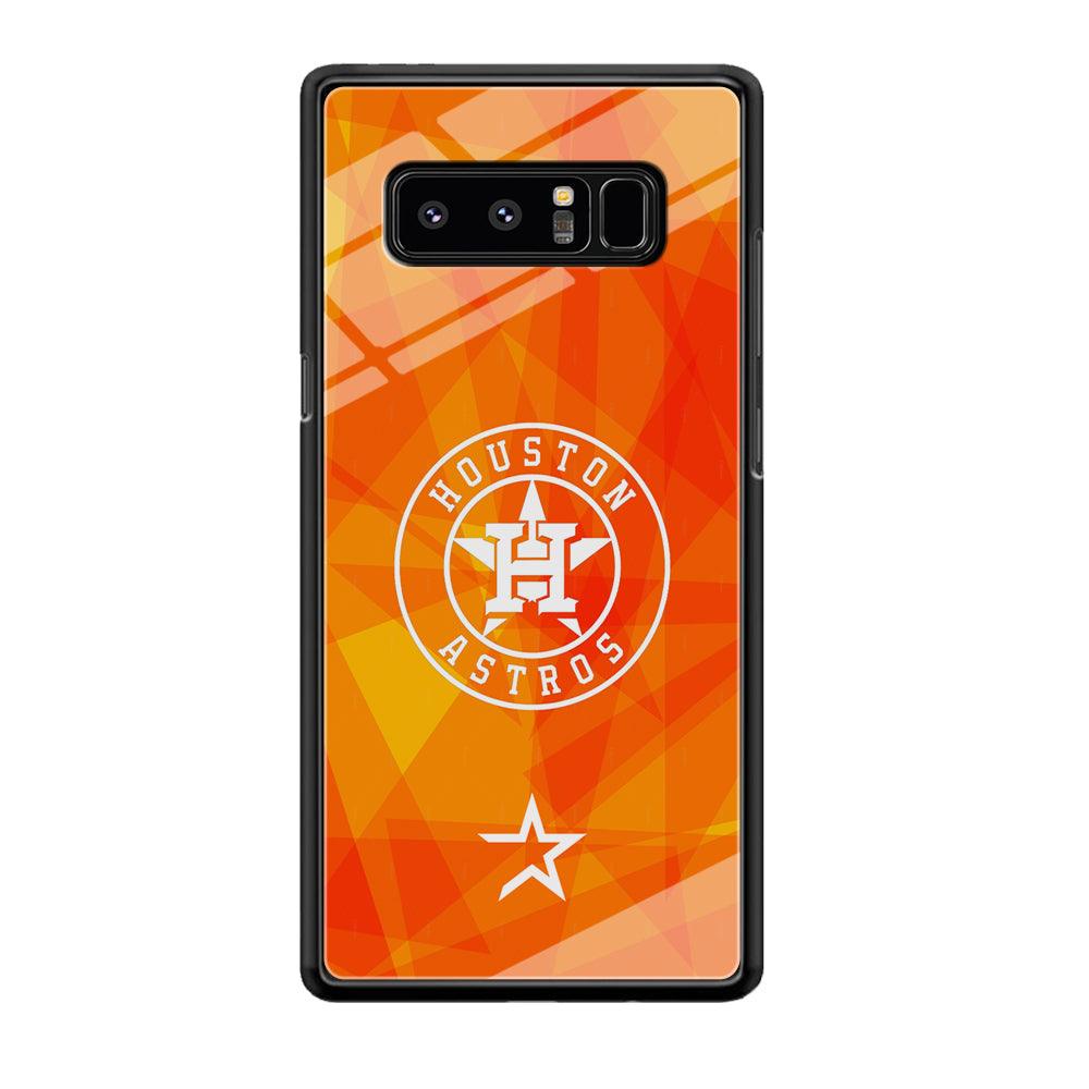 Houston Astros White on Sun Light Samsung Galaxy Note 8 Case-Oxvistore