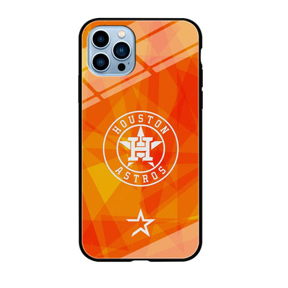 Houston Astros White on Sun Light iPhone 12 Pro Case-Oxvistore