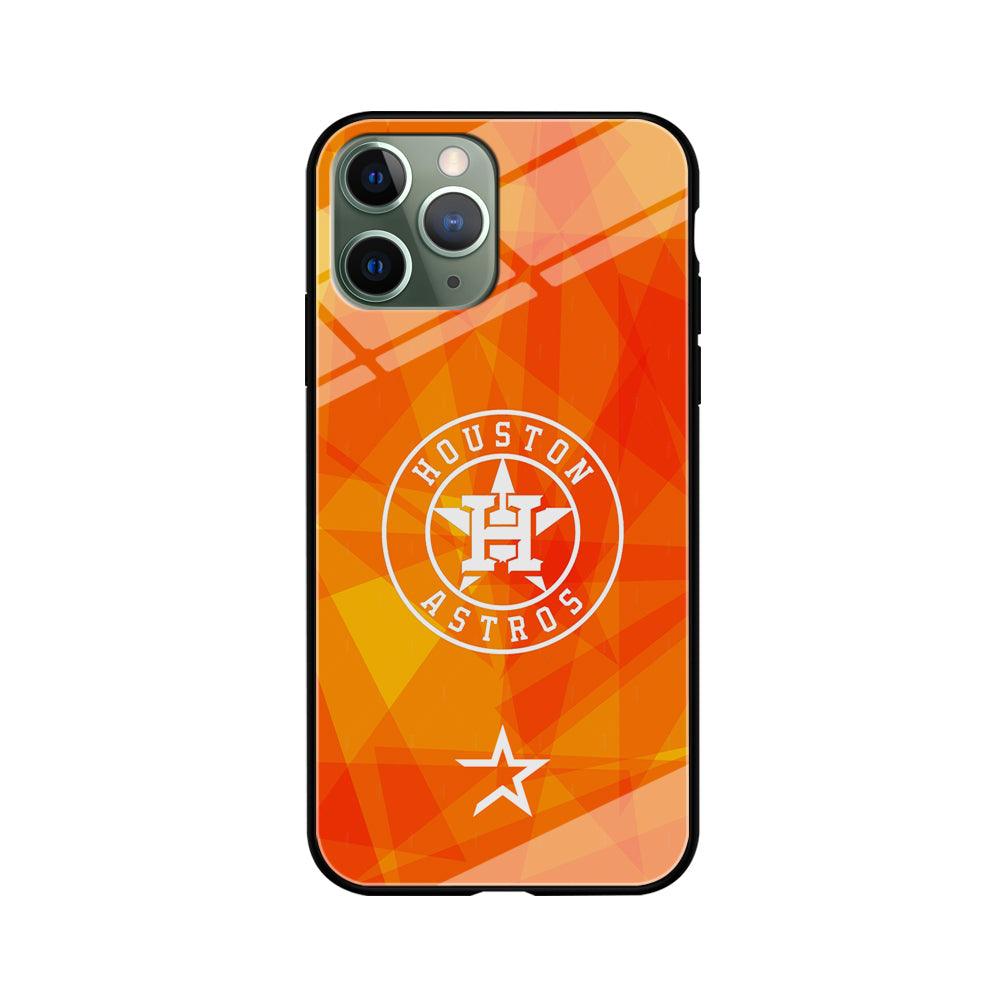 Houston Astros White on Sun Light iPhone 11 Pro Case-Oxvistore