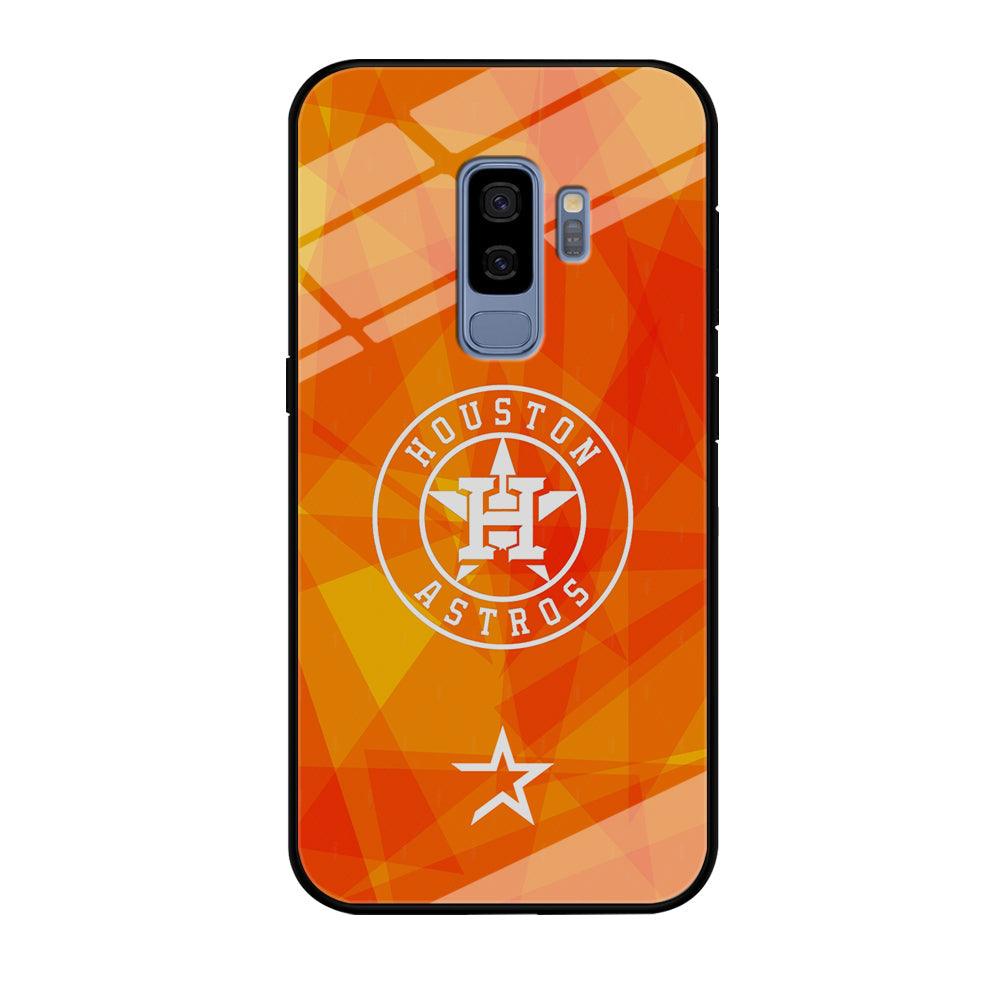 Houston Astros White on Sun Light Samsung Galaxy S9 Plus Case-Oxvistore