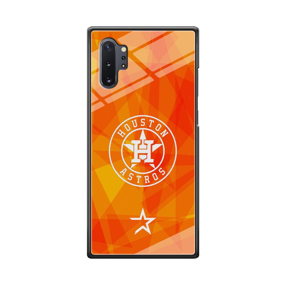 Houston Astros White on Sun Light Samsung Galaxy Note 10 Plus Case-Oxvistore