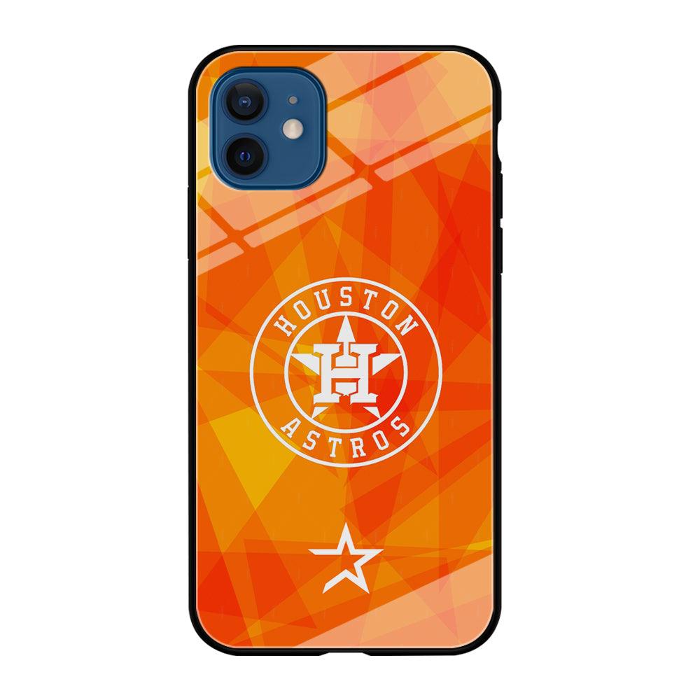 Houston Astros White on Sun Light iPhone 12 Case-Oxvistore