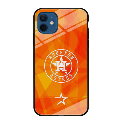 Houston Astros White on Sun Light iPhone 12 Case-Oxvistore