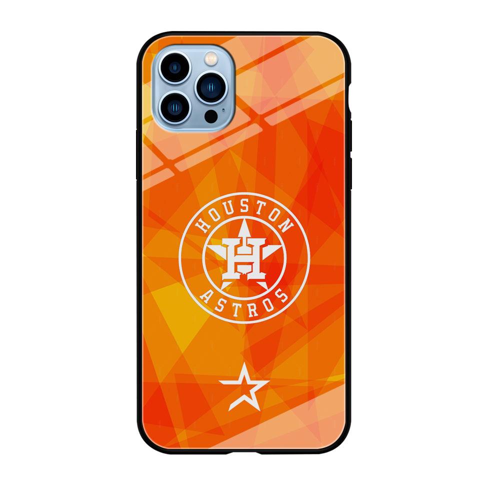 Houston Astros White on Sun Light iPhone 12 Pro Max Case-Oxvistore