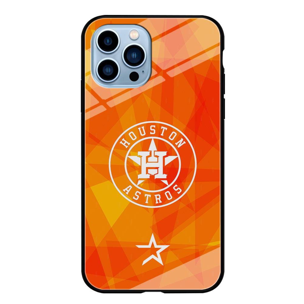 Houston Astros White on Sun Light iPhone 13 Pro Case-Oxvistore