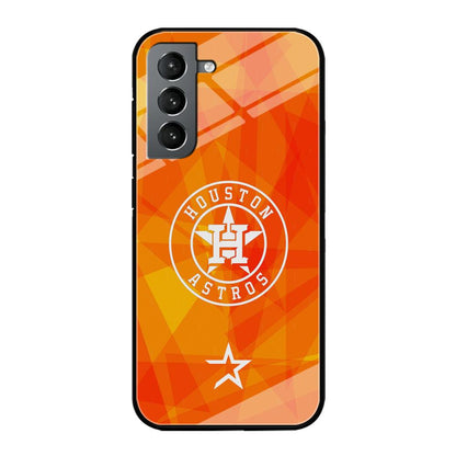 Houston Astros White on Sun Light Samsung Galaxy S21 Case-Oxvistore