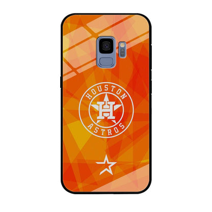 Houston Astros White on Sun Light Samsung Galaxy S9 Case-Oxvistore