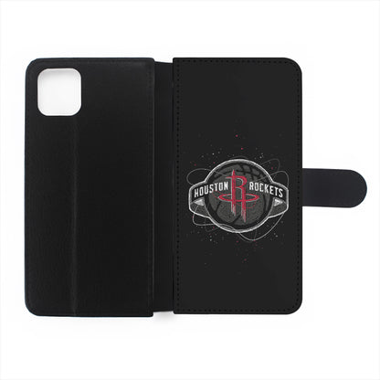 Houston Rockets Abstract Flip Wallet Phone Case