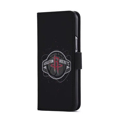 Houston Rockets Abstract Flip Wallet Phone Case