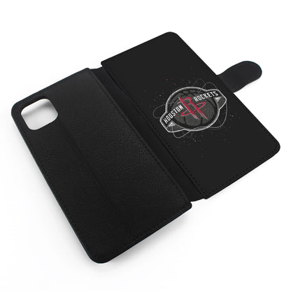 Houston Rockets Abstract Flip Wallet Phone Case