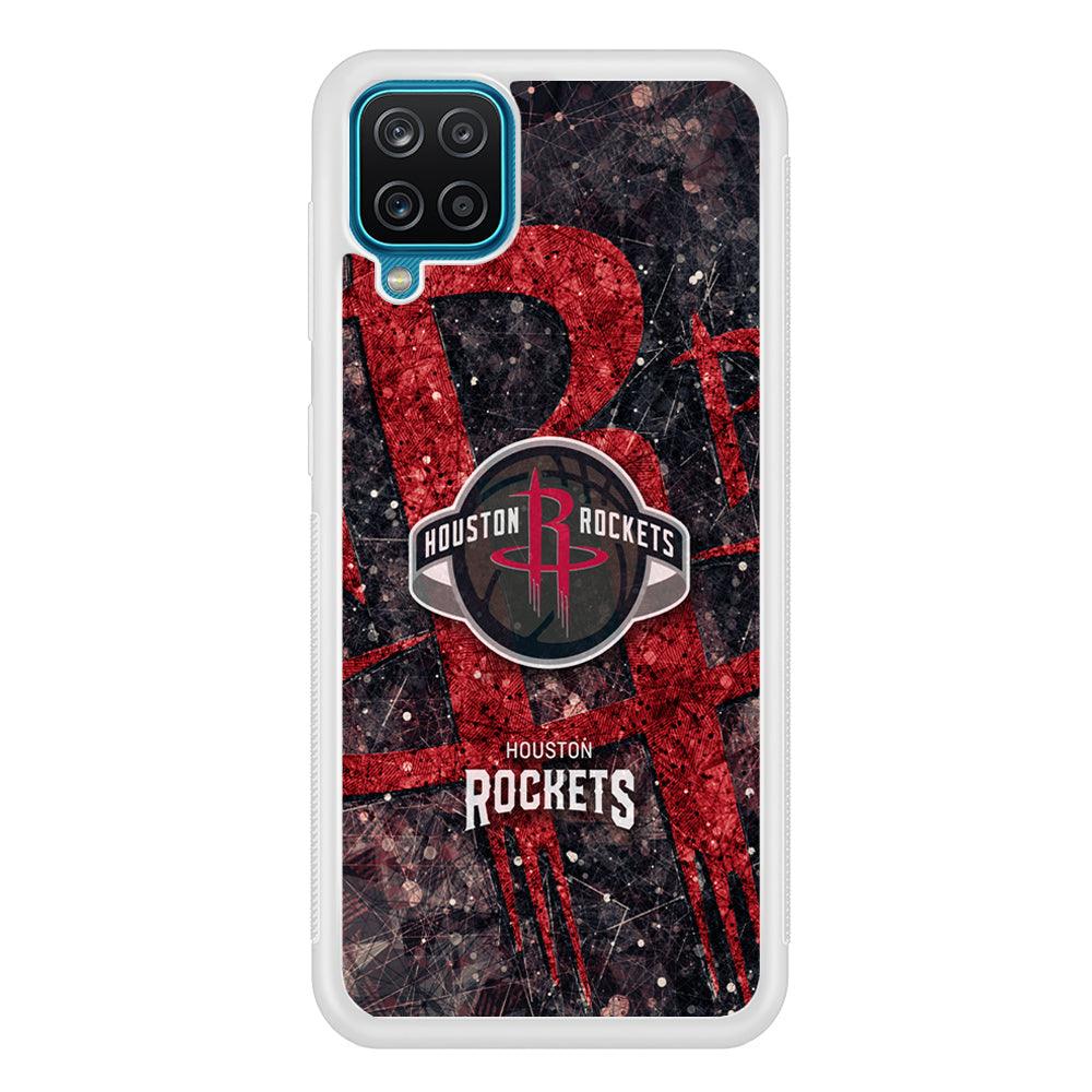 Houston Rockets Glory in Red Samsung Galaxy A12 Case-Oxvistore