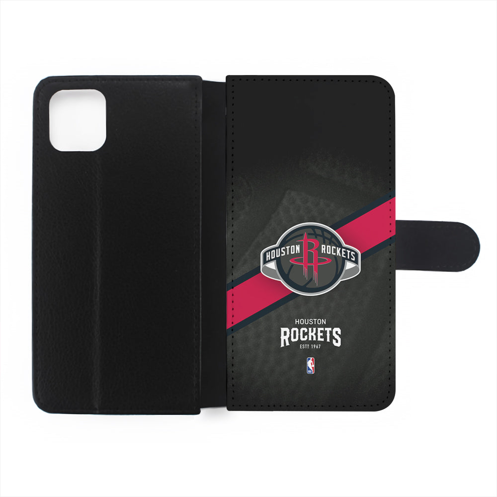 Houston Rockets Logo Flip Wallet Phone Case