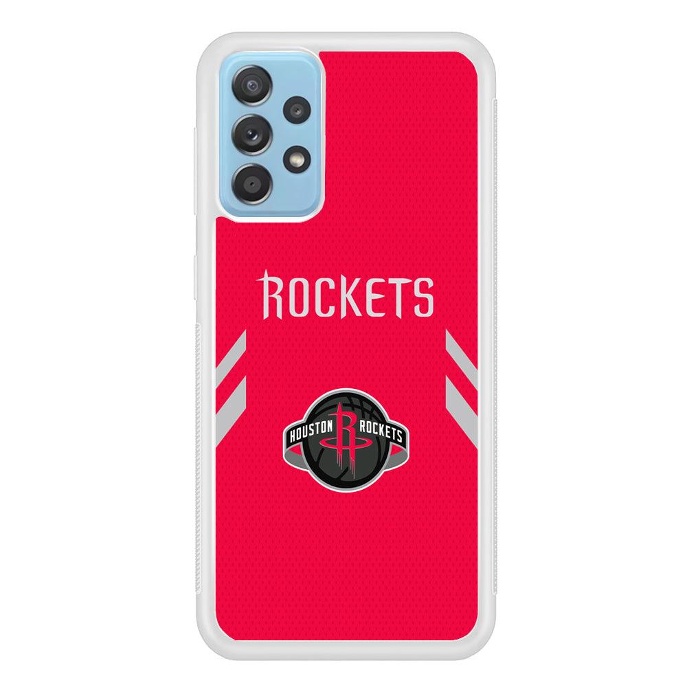 Houston Rockets Sense of Suit Samsung Galaxy A52 Case-Oxvistore