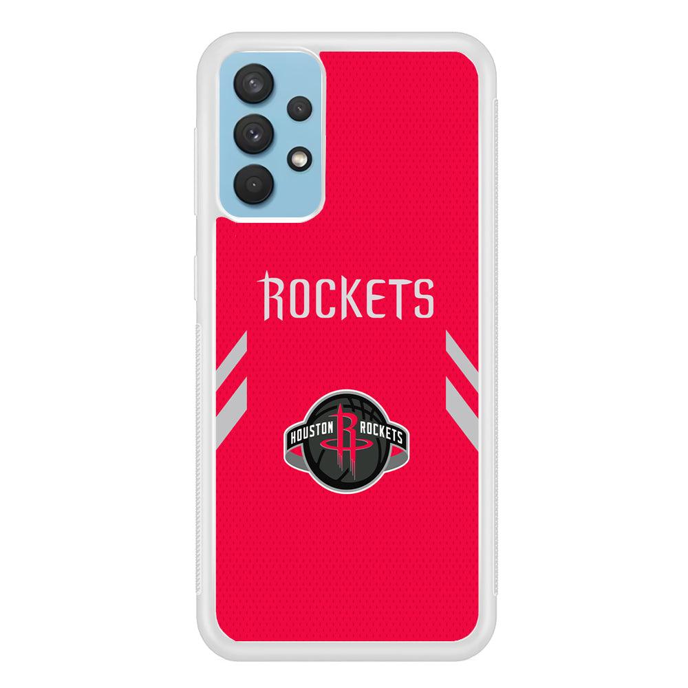 Houston Rockets Sense of Suit Samsung Galaxy A32 Case-Oxvistore