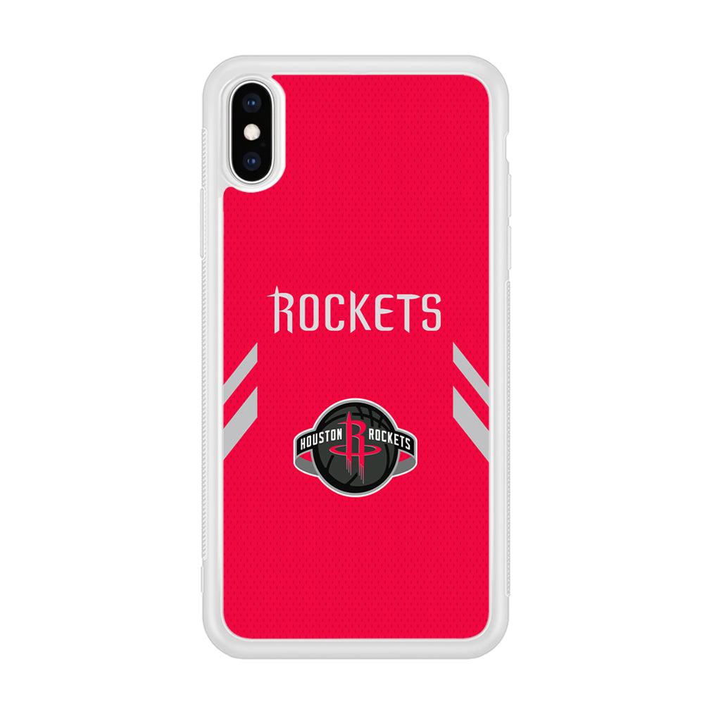 Houston Rockets Sense of Suit iPhone X Case-Oxvistore