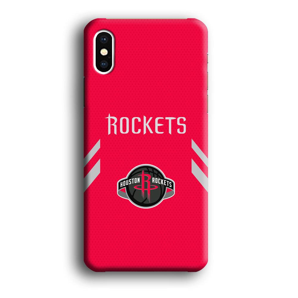 Houston Rockets Sense of Suit iPhone X Case-Oxvistore