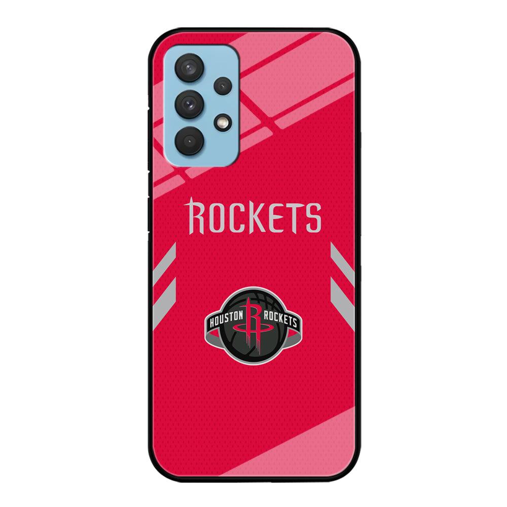 Houston Rockets Sense of Suit Samsung Galaxy A32 Case-Oxvistore