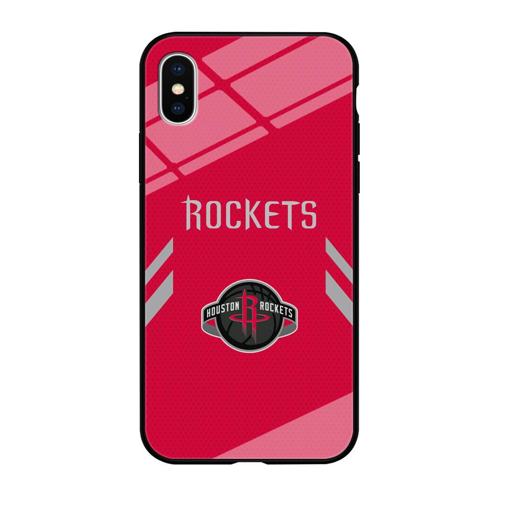 Houston Rockets Sense of Suit iPhone X Case-Oxvistore