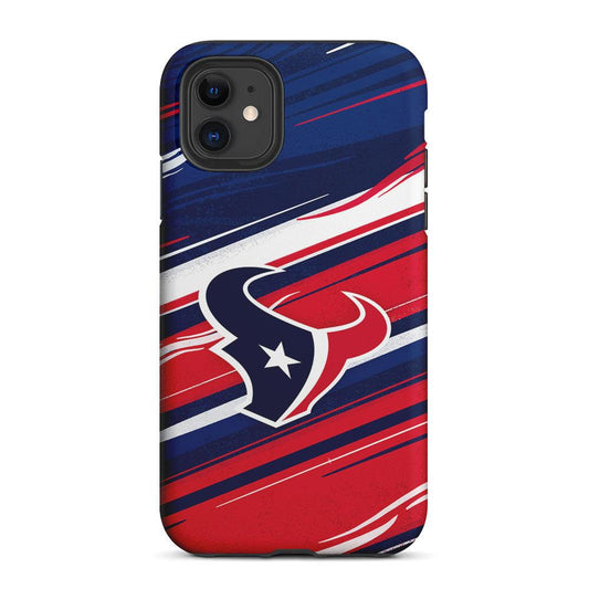 Houston Texans Abstract Color 2 in 1 Tough Phone Case-Oxvistore