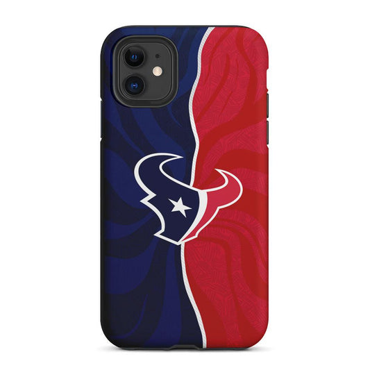Houston Texans Logo 2 in 1 Tough Phone Case-Oxvistore