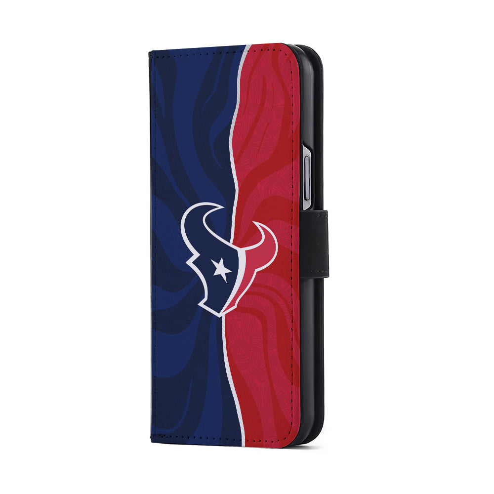 Houston Texans Logo Flip Wallet Phone Case