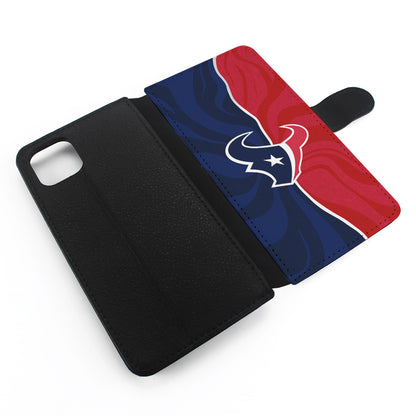 Houston Texans Logo Flip Wallet Phone Case