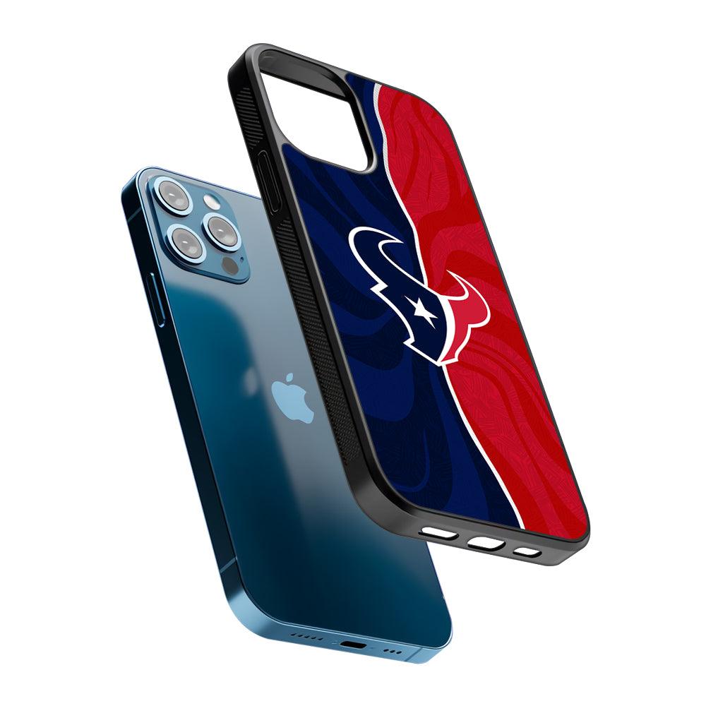 Houston Texans Logo 2D Rubber Phone Case-Oxvistore