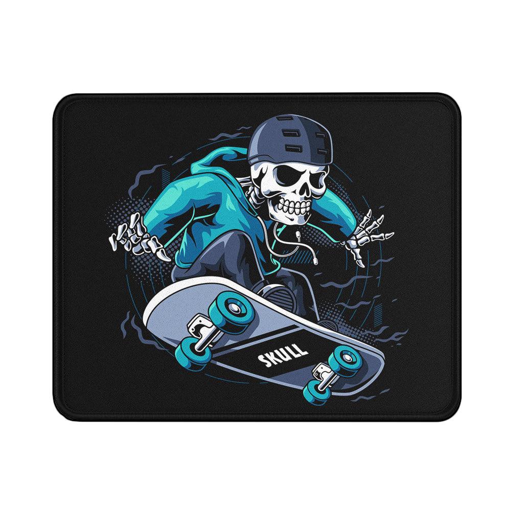 Human Skull Skateboarder Mouse Pads-18x21 CM-Oxvistore