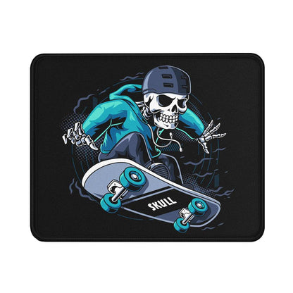 Human Skull Skateboarder Mouse Pads-18x21 CM-Oxvistore