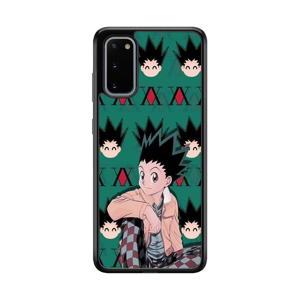 Hunter X Hunter Gon Relax Mode Samsung Galaxy S20 Case-Rubber Black (2D Case)-Oxvistore