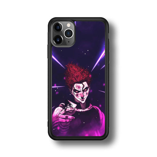 Hunter X Hunter Hisoka Gift Card iPhone 11 Pro Max Case-Rubber Black (2D Case)-Oxvistore